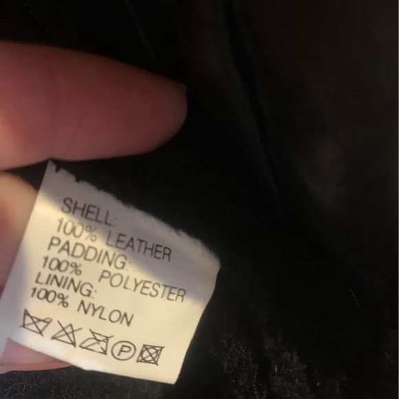 Men's Black Leather Coat - Picture 5 of 8